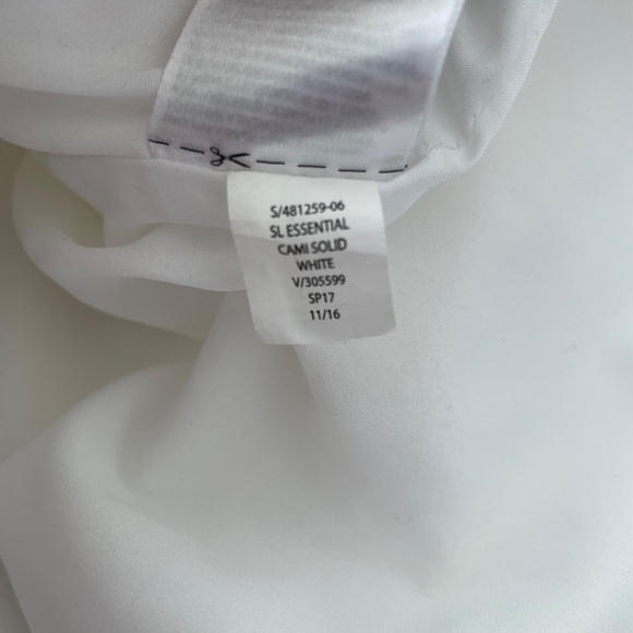 Banana Republic White Spaghetti Strap Tank Camisole - Size Small - Picture 5 of 5